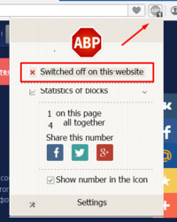 Isključite Adblock Plus za moviemakeronline.com u Chromeu i Operi